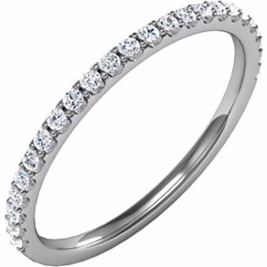 68872:108:P Platinum 1/4 CTW Diamond Band