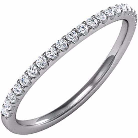 68898:112:P Platinum 1/5 CTW Diamond Band