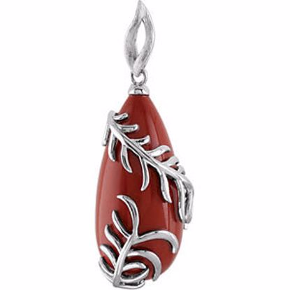 69686:101:P Red Jasper Pendant