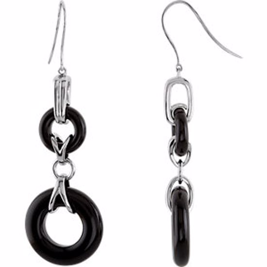 69690:60001:P Onyx Earrings