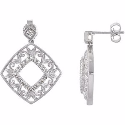 69489:100:P Diamond Earrings