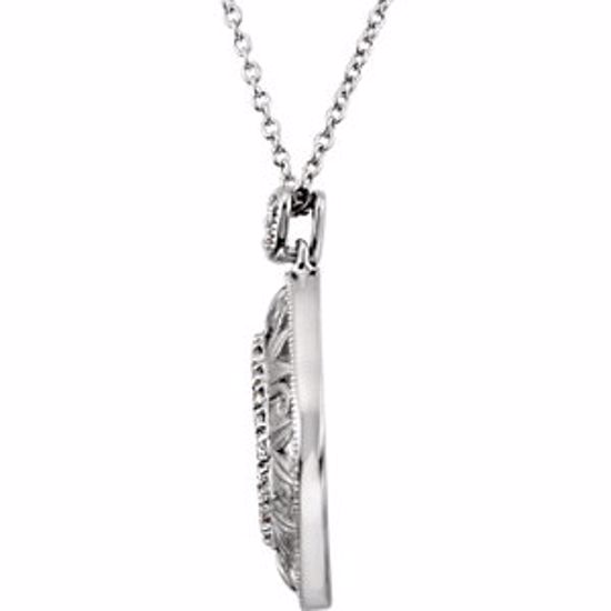 69490:100:P Sterling Silver 1/6 CTW Diamond 18" Necklace