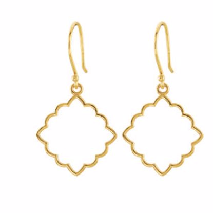 85269:101:P 14kt Yellow Decorative Earrings