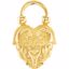 85328:101:P Vintage-Style Heart Necklace or Pendant
