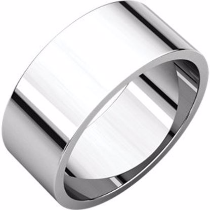 F8:906:P Sterling Silver 8mm Flat Band