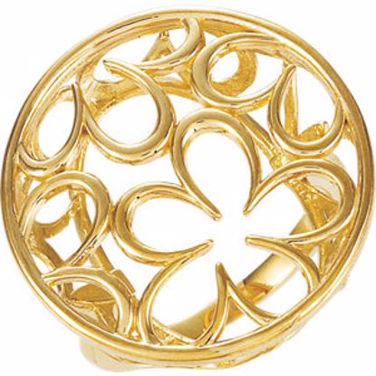 51141:101:P Floral Design Ring