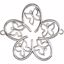 85362:1001:P Floral & Butterfly Bracelet or Trim