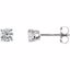 1874:60006:P 14kt White 1/2 CTW Diamond Earrings