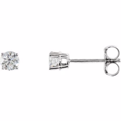 1874:60005:P 14kt White 1/3 CTW Diamond Earrings