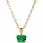 190041:11600:P 14kt Yellow May Birthstone 14" Necklace