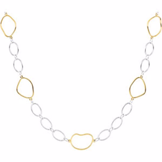 NCK224:1000:P Open Silhouette Necklace