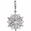 85352:60002:P Sterling Silver 1/3 CTW Diamond Vintage-Inspired Dangle Charm 