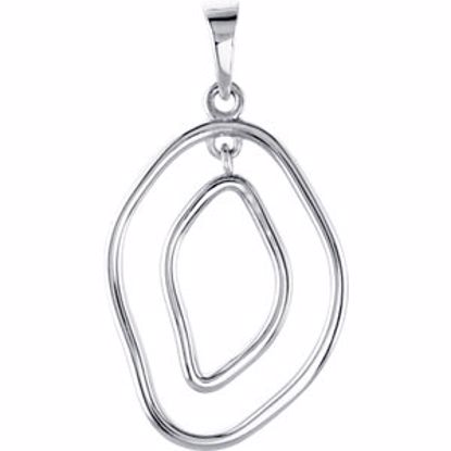 85431:1000:P Open Silhouette Pendant