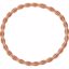 G935:102:P Stainless Steel Rose Gold Immerse Plated  7.5" Stretch Bracelet