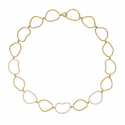 NCK222:60000:P 14kt Yellow 1 1/3 CTW Open Silhouette Diamond Necklace