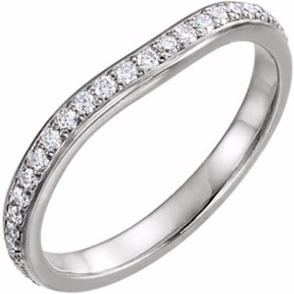 121911:203:P Platinum 3/8 CTW Diamond Eternity Band 