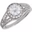 69844:102:P Sterling Silver Cubic Zirconia Ring Size 7