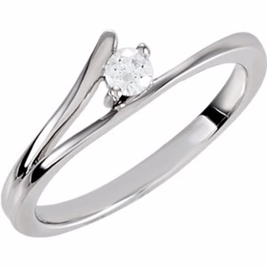 69872:107:P Sterling Silver Cubic Zirconia Ring Size 7