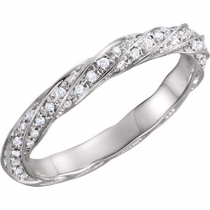 69818:105:P 14kt White 1/3 CTW Diamond Band Size 6