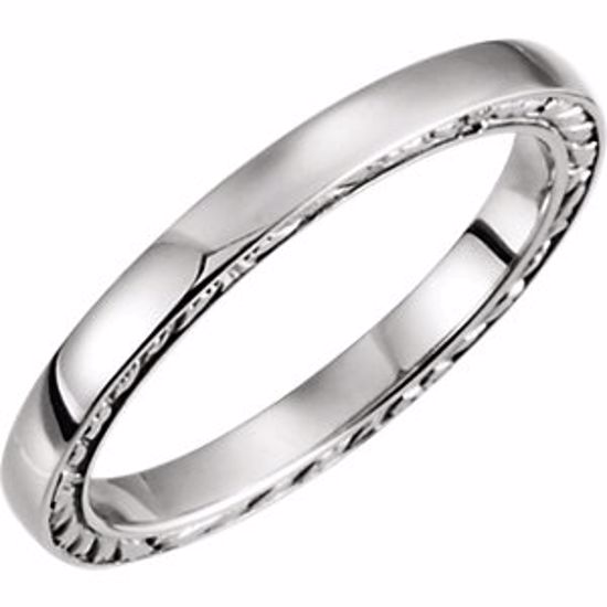 121971:125:P Platinum Band Size 6