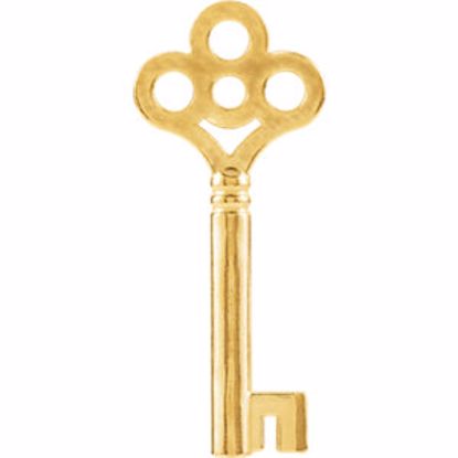 85465:1002:P 14kt Yellow Key Charm