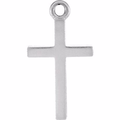 R45321:1003:P Sterling Silver Cross Charm