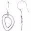 85310:205:P Sterling Silver Open Silhouette Earrings