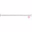 85511:131:P Dark Pink Enamel "My Girl" Heart Charm on 7.5" Bracelet