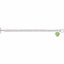 85511:149:P Green Enamel "I Heart You" Heart Charm on 7.5" Bracelet
