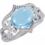 71562:60003:P Sterling Silver Swiss Blue Topaz Granulated Design Ring