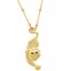 69972:110:P 18kt Yellow Vermeil Tiger 17" Necklace for Power