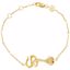 650001:608:P 18kt Yellow Vermeil Serpent 7.5" Bracelet for Temptation