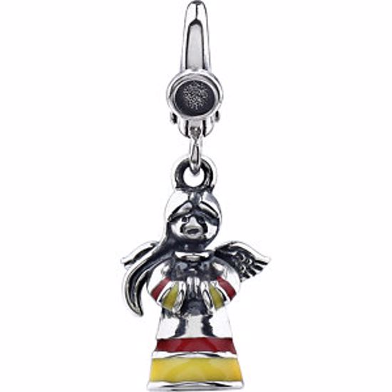 85554:101:P Angel Charm with Enamel