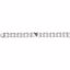 650454:123:P Stainless Steel West Virginia Mountaineers Logo 8.5" Bracelet