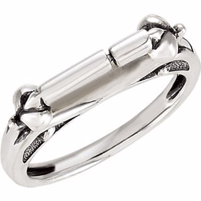 6564:100:P Sterling Silver Designer Ring