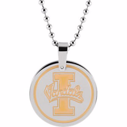 650613:113:P Stainless Steel Idaho Vandals Logo 27" Necklace