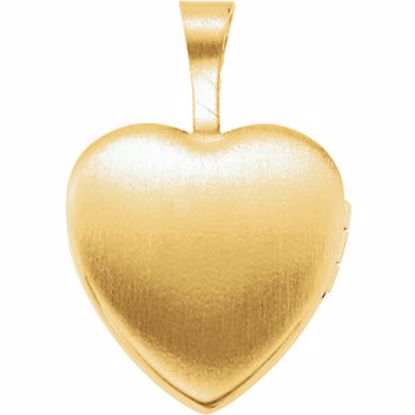 190054:602:P Gold Plated & Sterling Silver Primera Communion Heart Locket