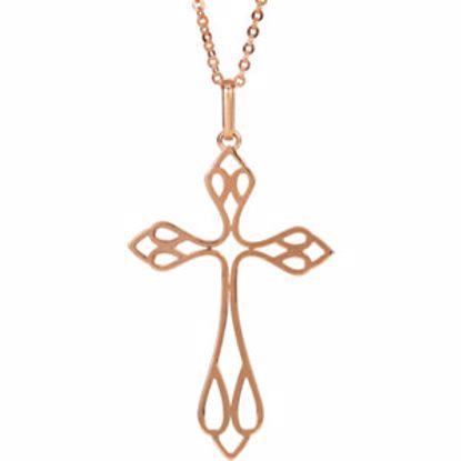 650238:600:P Cross Necklace