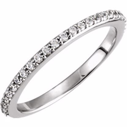 121958:209:P Platinum 1/4 CTW Diamond Band