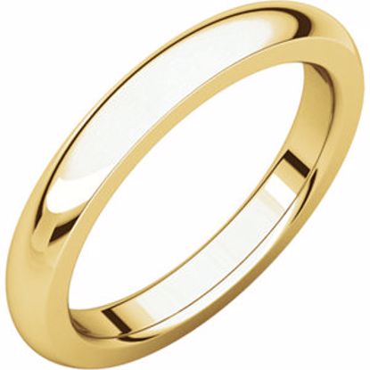 IRH10:102:P 22kt Yellow 3 mm Heavy comfort Fit Band