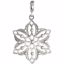 85581:1001:P Sterling Silver Decorative Dangle Pendant