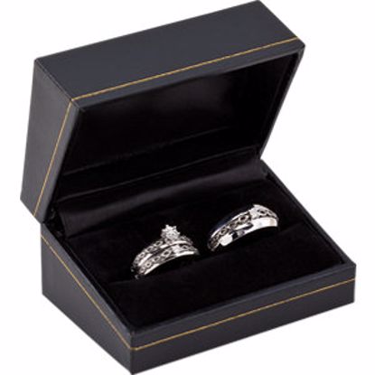 650710:604:P Sterling Silver .03 CTW Diamond Complete Wedding Set with Box