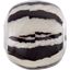 28747:1001:P Sterling Silver 12x13mm Zebra Bead