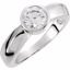 120289:6003:P 10kt White 1/2 CTW Diamond Solitaire Engagement Ring 