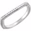 68139:6006:P 10kt White 1/5 CTW Diamond Band