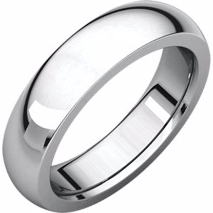 IRH10:259928:P Platinum 5 mm Heavy comfort Fit Band