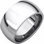 IR13.5:707:P Continuum Sterling Silver 10mm Comfort Fit Band