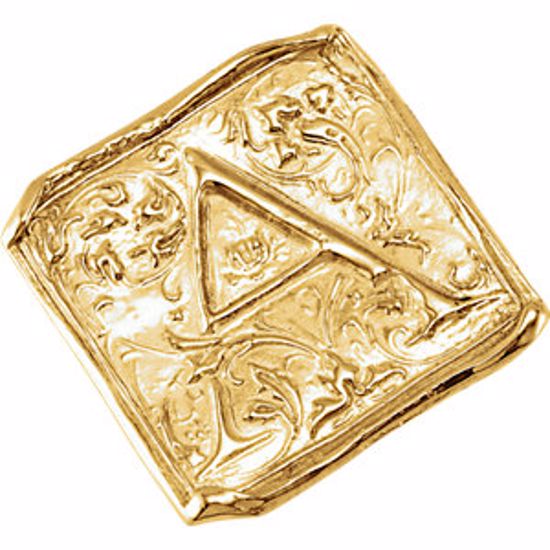 51169:101:P 14kt Yellow Initial "A" Vintage Ring