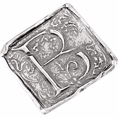 51169:113:P Sterling Silver Initial "A" Vintage Ring