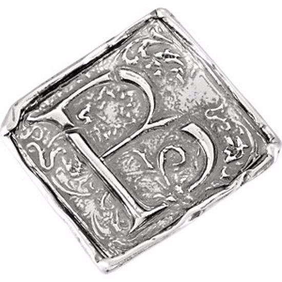 51169:113:P Sterling Silver Initial "A" Vintage Ring